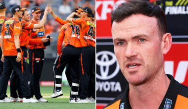 Cricket news: Heartbreak as Perth Scorchers star misses out on playing BBL final against Sydney Sixers