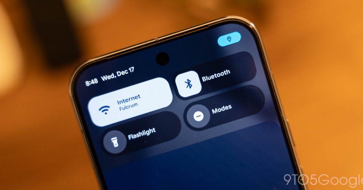Google adding blur to Android 17's system UI on Pixel