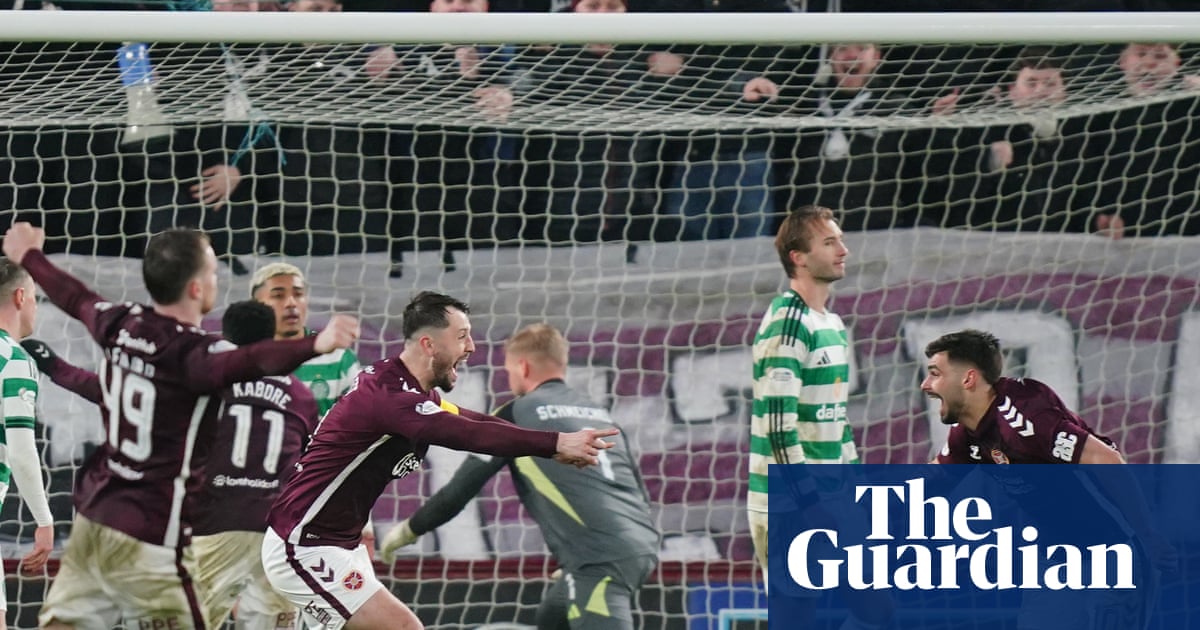 Hearts stay clear of Celtic after Braga rescues late point against title rivals | Scottish Premiership