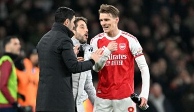 Mikel Arteta challenges 'poor' Arsenal after Man United loss