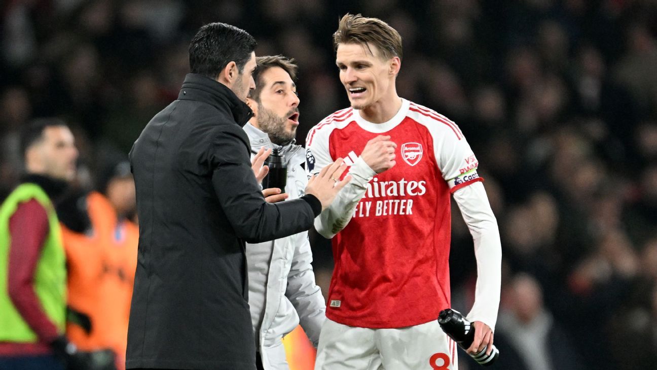 Mikel Arteta challenges 'poor' Arsenal after Man United loss