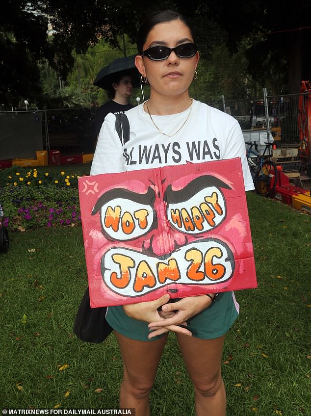 26 JANUARY 2026 SYDNEY NSWWWW.MATRIXNEWS.COM.AUCREDIT: MATRIXNEWS FOR DAILYMAIL AUSTRALIAASSIGNMENT: INVASION DAY PROTEST AT HYDE PARK The protest of Aboriginal Australia and its supporters at Hyde Park today.