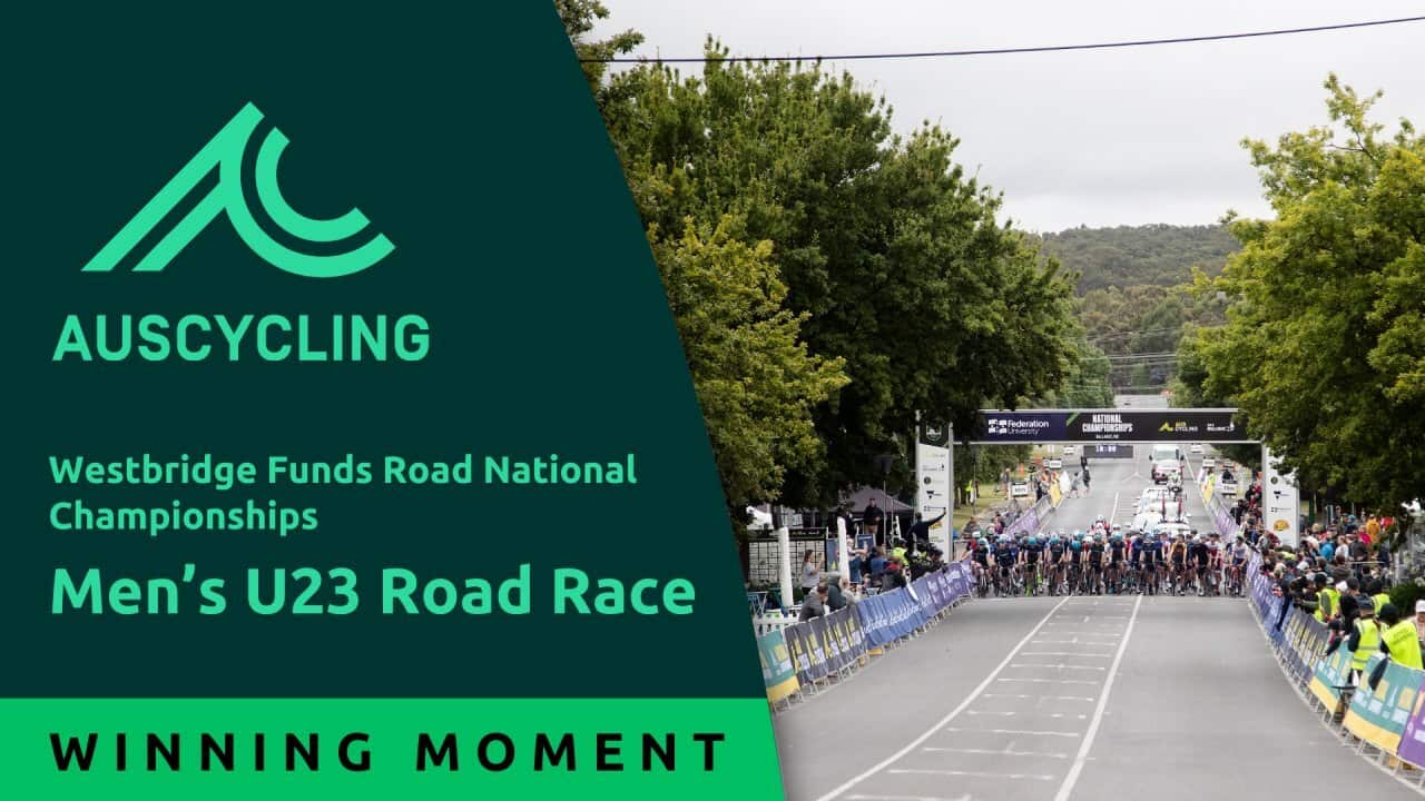 Men's U23 Road Race - Winning Moment - Westbridge Funds Road National Championships 2026