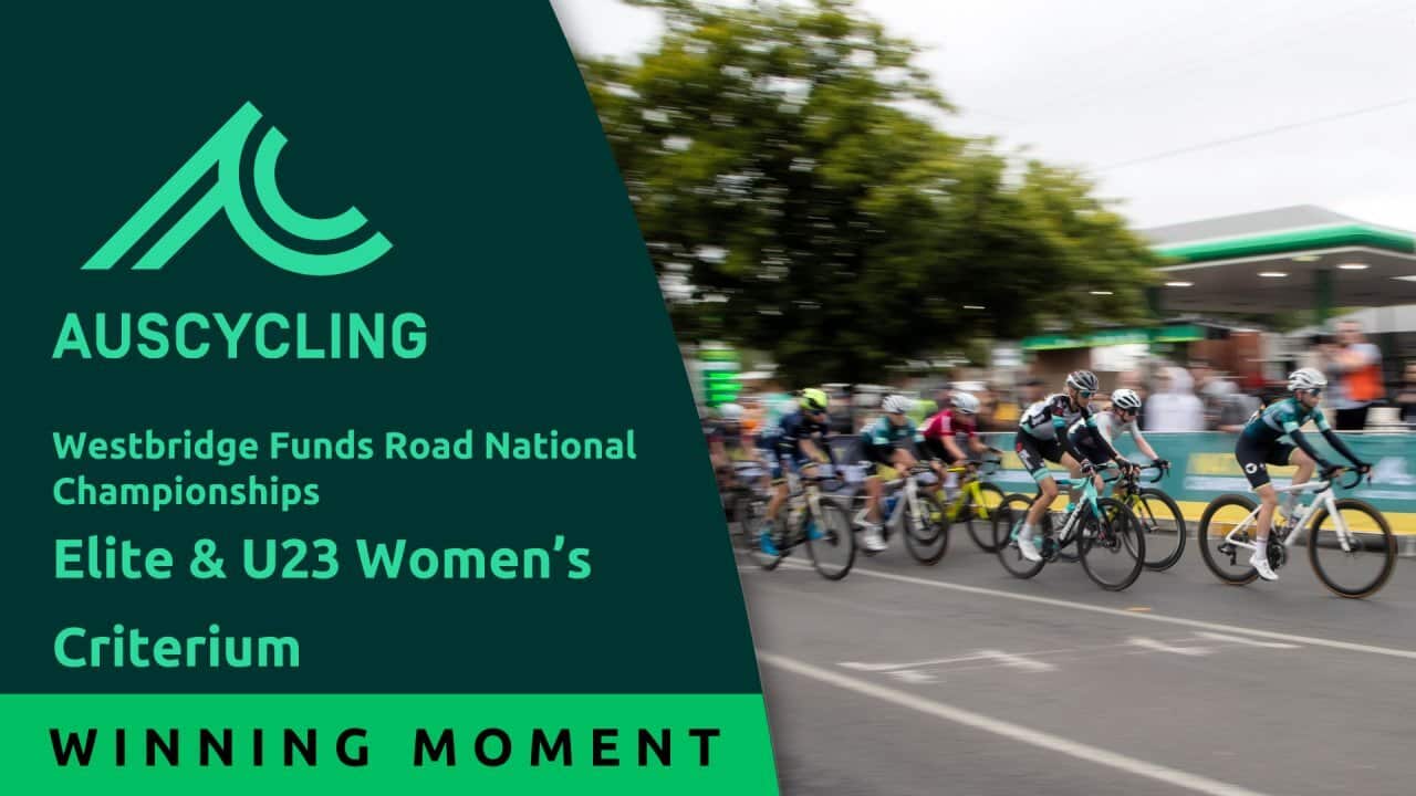 Elite and U23 Women’s Criterium - Winning Moment - Westbridge Funds Road National Championships 2026