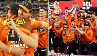 Cricket news: Teammates rally around Perth Scorchers star after heartbreaking scenes after BBL final