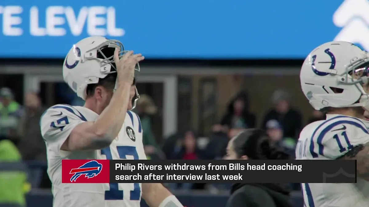 Philip Rivers withdraws from Bills HC search 'The Insiders'