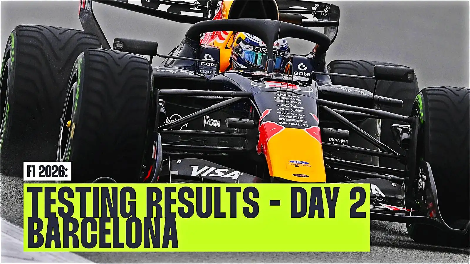 Unofficial testing times from Day 2 (Barcelona)