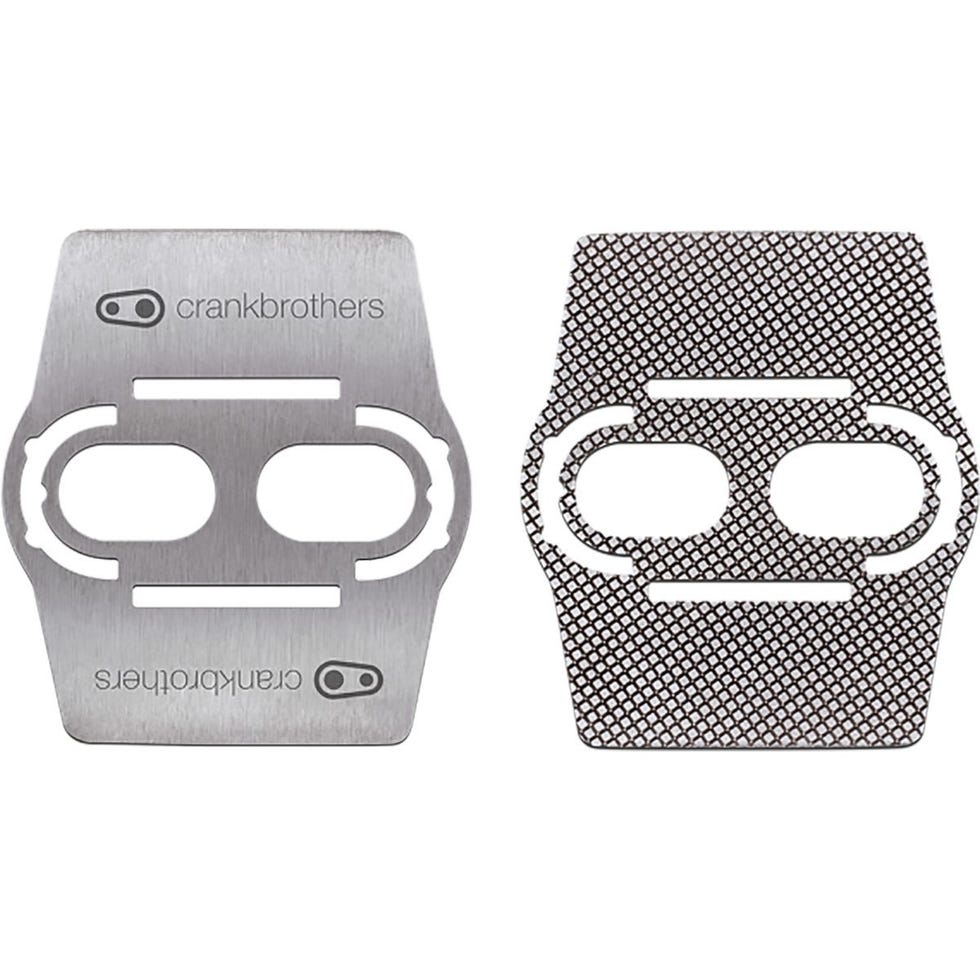 Crank Brothers Bike Shoe Shields Stainless Steel, One Size Crank Brothers Bike Shoe Shields Stainless Steel, One Size