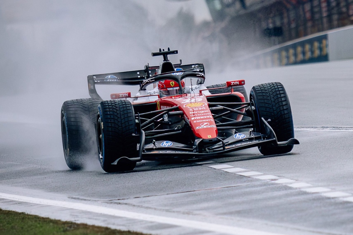 Ferrari tested wet-weather active aerodynamic mode during 2026 F1 Barcelona shakedown