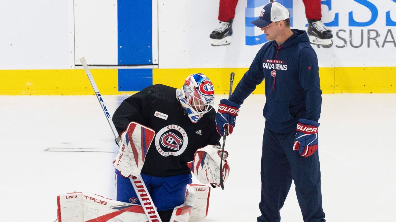 Canadiens fire goaltending coach Raymond, name Marciano interim
