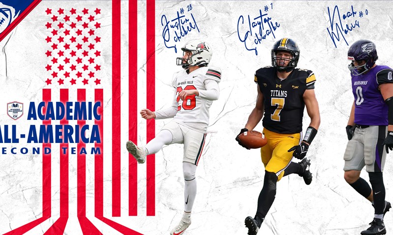 Three Claim Academic All-America® Football Second Team Honors
