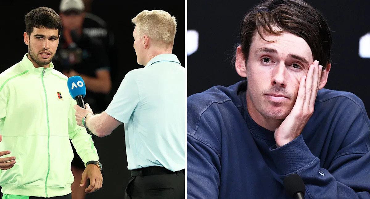 Australian Open 2026: Carlos Alcaraz's brutal post-match comment as question gets under Alex de Minaur's skin