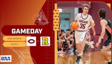 #6 Men's Basketball Welcomes Rochester for Friday Night UAA Showdown
