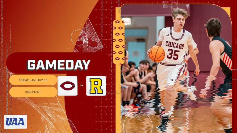 #6 Men's Basketball Welcomes Rochester for Friday Night UAA Showdown
