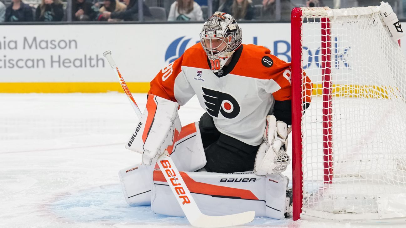 Flyers activate Czech Olympian Dan Vladar off injured reserve