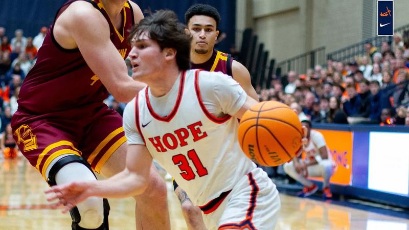 Brendan Cargill, Men's Basketball Heat Up vs. Albion, Keep Share of MIAA Lead