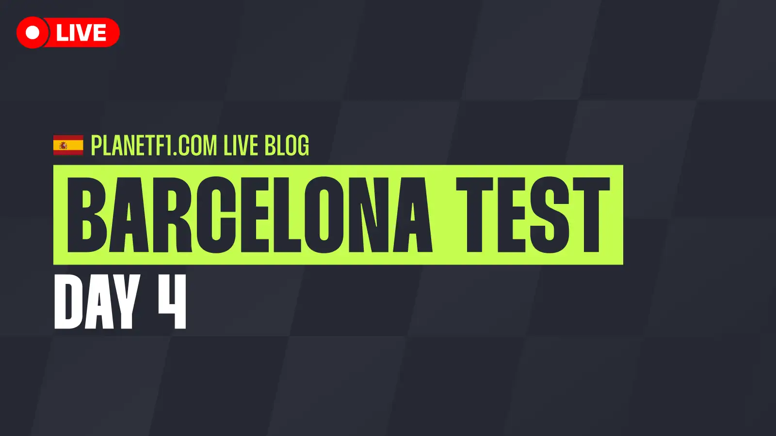 Follow updates from day four of private testing in Barcelona