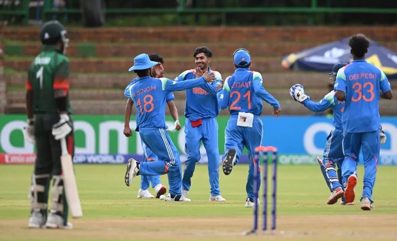 Vihan Malhotra during the U19 World Cup (ICC Photo) Vihaan Malhotra