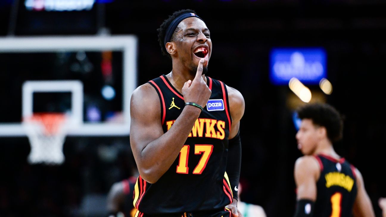 Hawks' Onyeka Okongwu has dental fracture after elbow to face