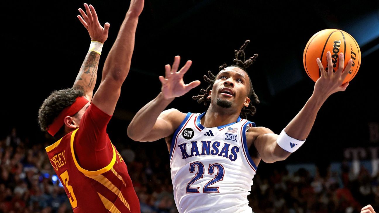 NBA execs: Kansas' Peterson, BYU's Dybantsa top draft prospects