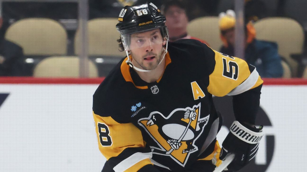 Penguins' Kris Letang out at least 4 weeks with broken foot