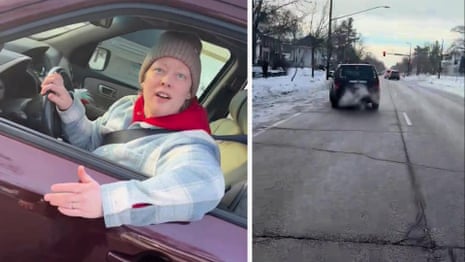 Phone footage from ICE agent who shot Renee Nicole Good shows moment of confrontation – video