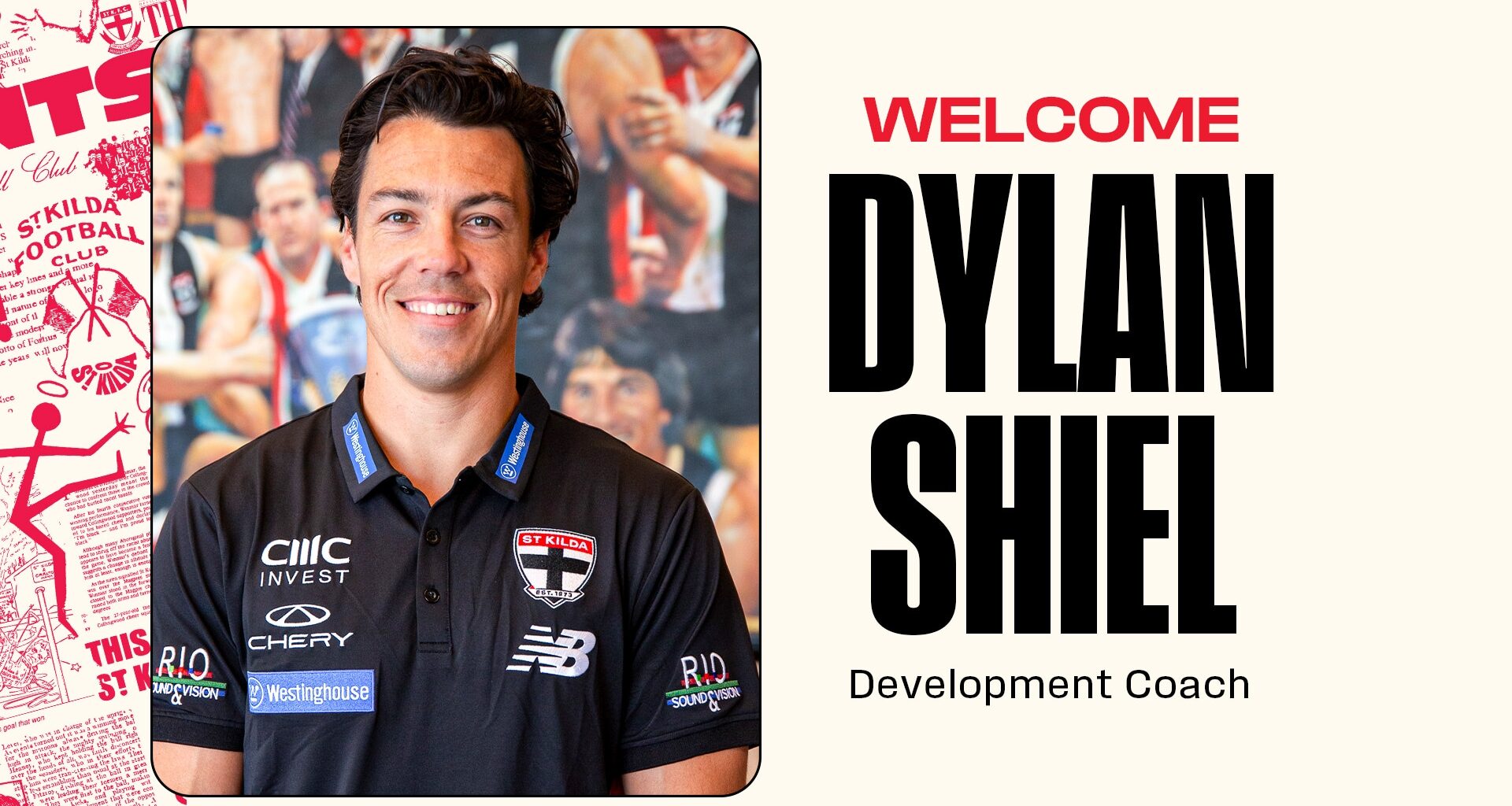 Shiel joins Saints coaching ranks