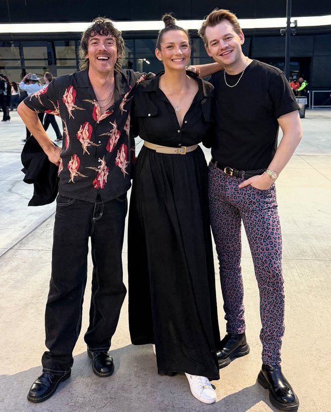 Tim, Ricki-Lee and Joel.