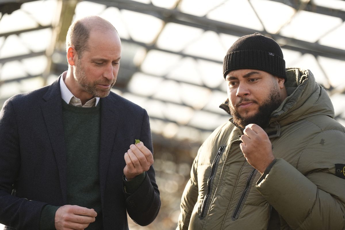 The royal met celebrity chef and rapper Big Zuu at the event