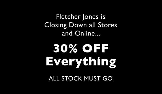 Screenshot from Fletcher Jones website. 
