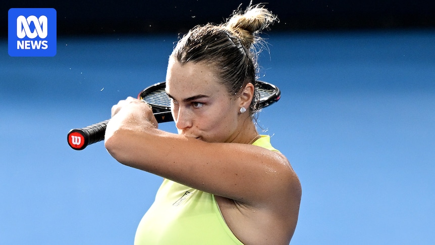Aryna Sabalenka wins second-straight Brisbane International women's final, beating Marta Kostyuk