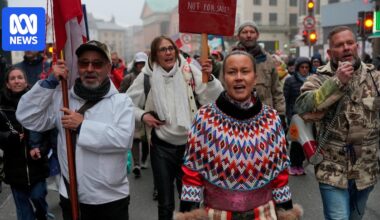 Thousands protest in Denmark, chanting 'Greenland is not for sale' in response to Trump's threats