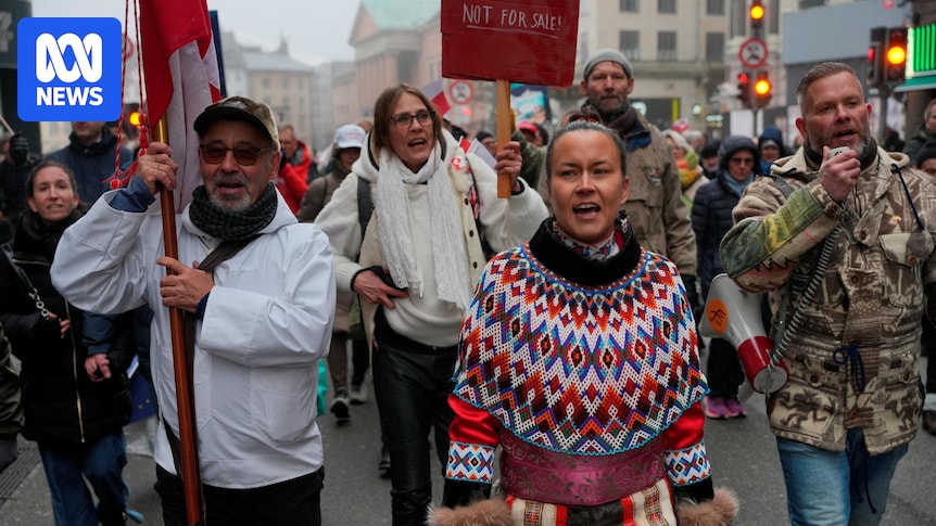 Thousands protest in Denmark, chanting 'Greenland is not for sale' in response to Trump's threats