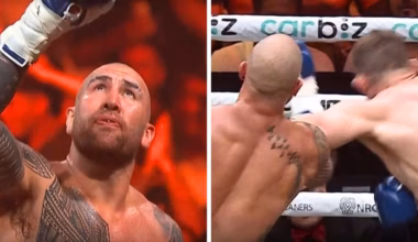 Nelson Asofa-Solomona won by Round 1 KO. Image: Main Event