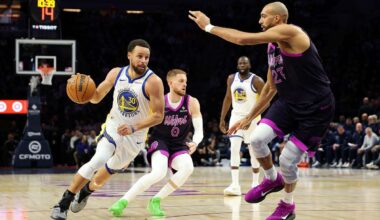 NBA roundup: Curry leads Warriors over T'Wolves, Raptors defeat Thunder