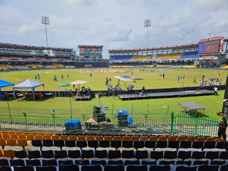 View of the R Premadasa Stadium