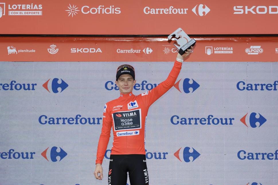 Jonas Vingegaard at the 2025 Vuelta 