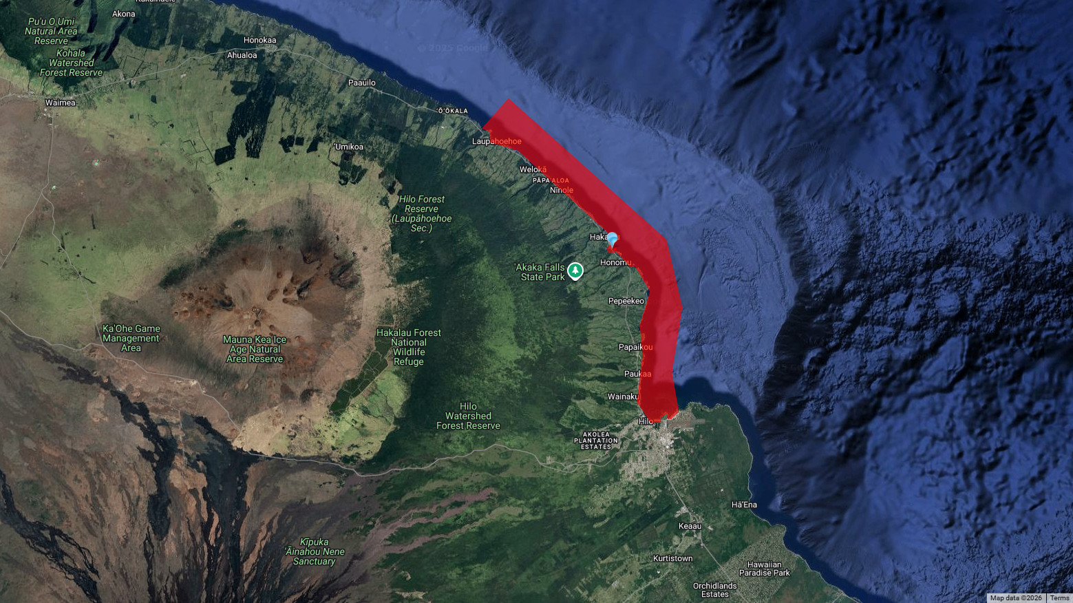 Brown Water Advisory In Effect From Hilo Bay To Hāmākua Coast