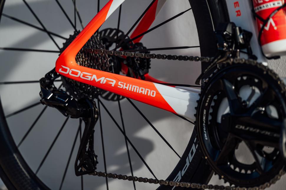 2026 Ineos Grenadiers Pinarello Dogma F chainstay