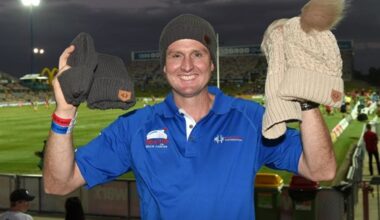 NRL 2026: Beanies for brain cancer; Knights legend Mark Hughes and long-term NRL Judiciary Chair Geoffrey Bellew honoured on Australia Day