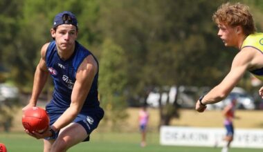 Falcons AFL Draft training