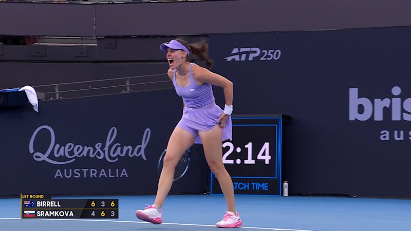 Aussie serves out Brisbane opener