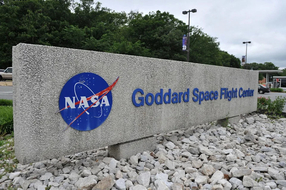 Alamy The main entrance is seen at the NASA Goddard Space Flight Center