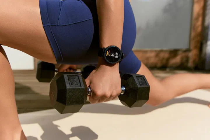 Image of the Amazfit Active Max in use