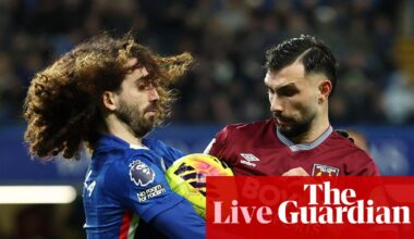 Chelsea v West Ham United: Premier League – live | Premier League
