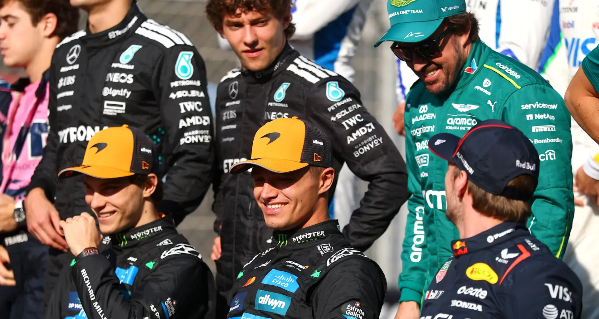 MEXICO CITY, MEXICO - AUGUST 27: Driver Sergio Perez addresses the media after announcing his