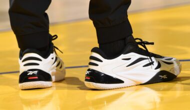 Stephen Curry Wears Angel Reese's Signature Shoe in Photo at Warriors vs. Thunder