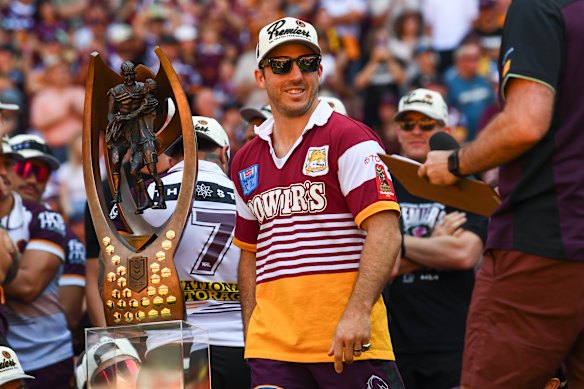 Ben Hunt claimed the first premiership of his career with the Broncos in 2025.