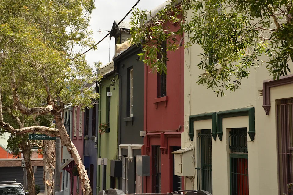 A street in Surry Hills. 