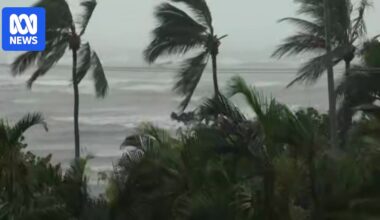 Live updates: Ex-Tropical Cyclone Koji makes landfall in north Queensland, bringing heavy rain